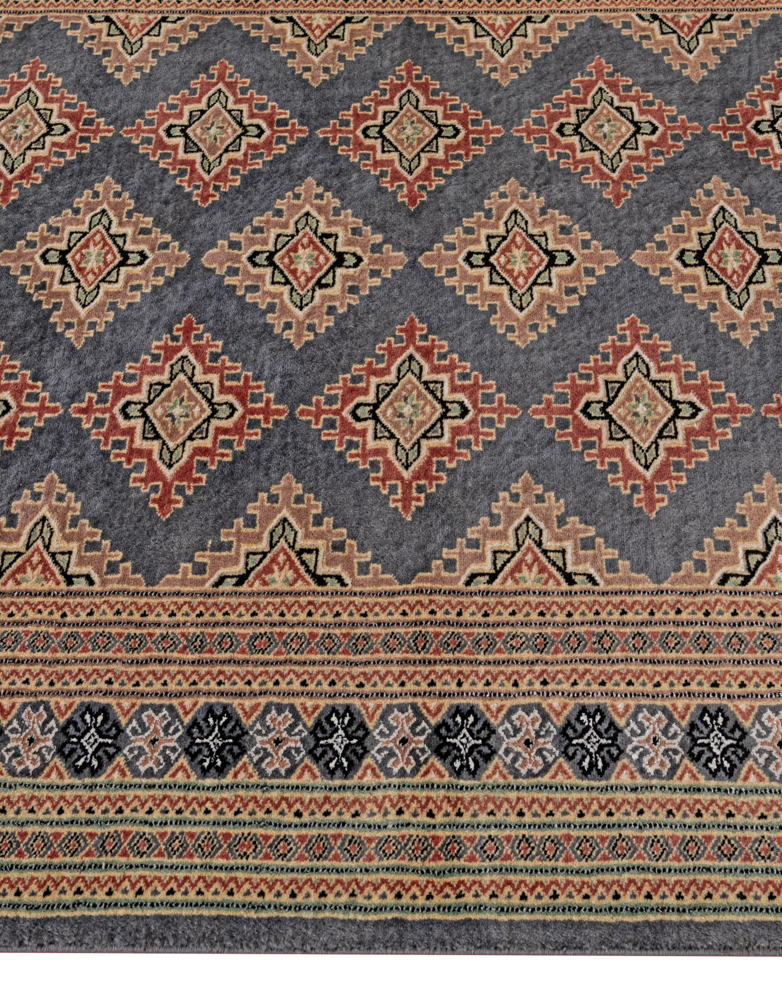 4' 2 x 5' 7 Hand Knotted Bokhara Oriental Rug