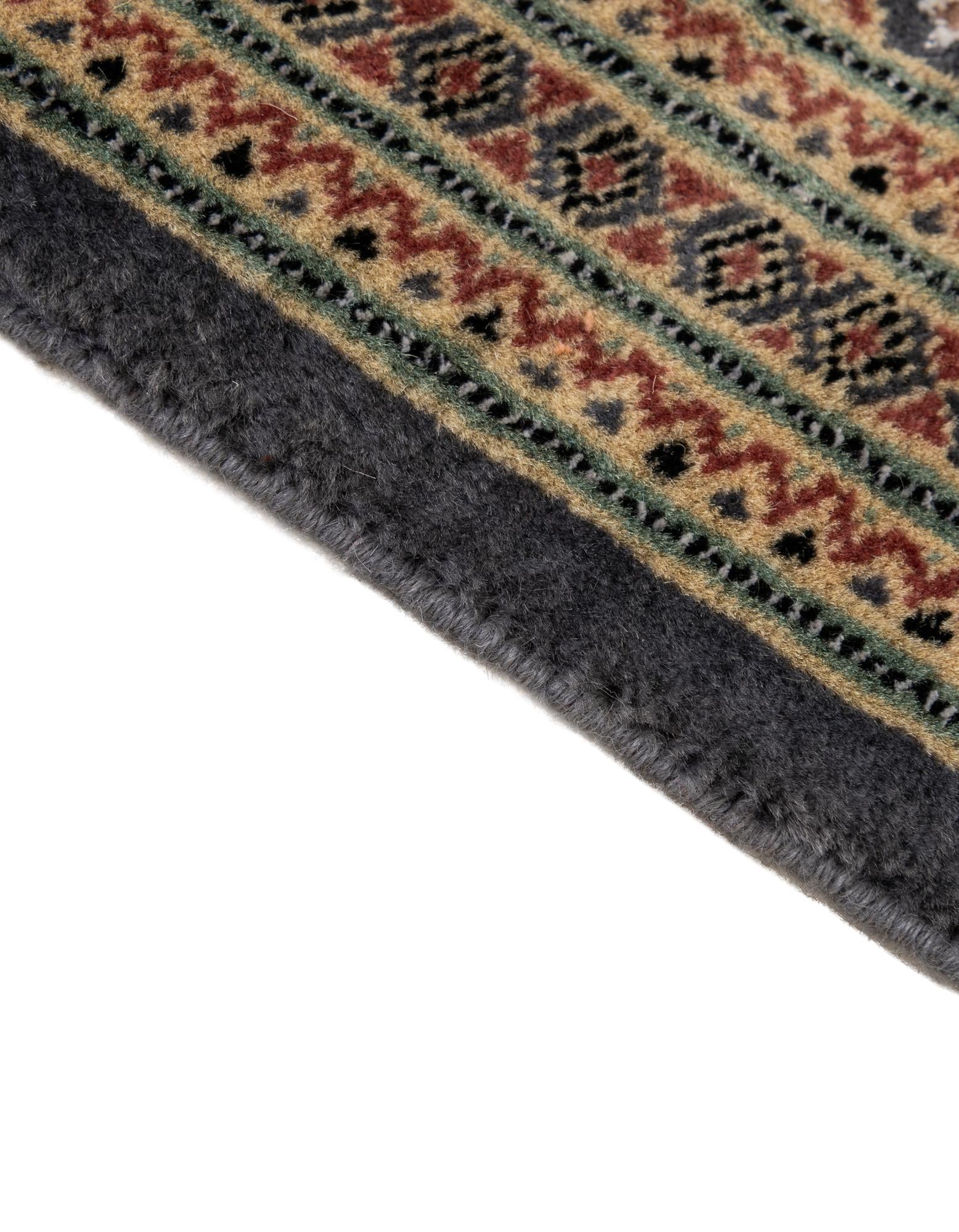 4' 2 x 5' 7 Hand Knotted Bokhara Oriental Rug