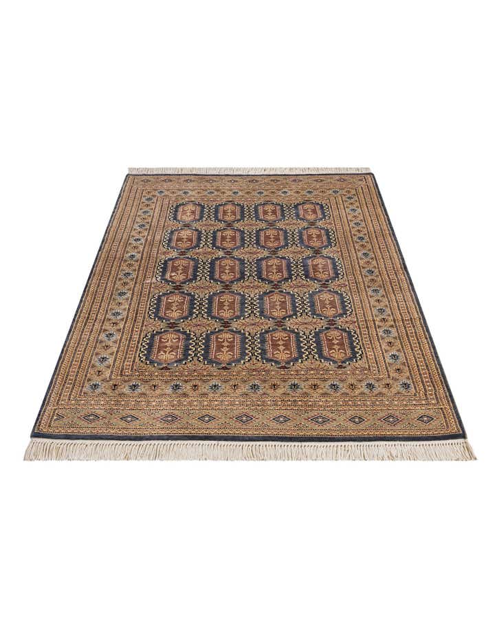 4' 2 x 6' 2 Hand Knotted Bokhara Rug