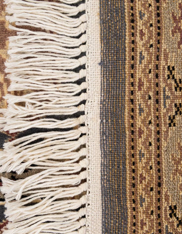 Detail image of 4' 2 x 6' 2 Hand Knotted Bokhara Rug