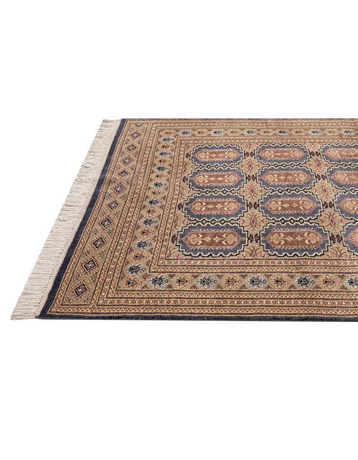 Detail image of 4' 2 x 6' 2 Hand Knotted Bokhara Rug