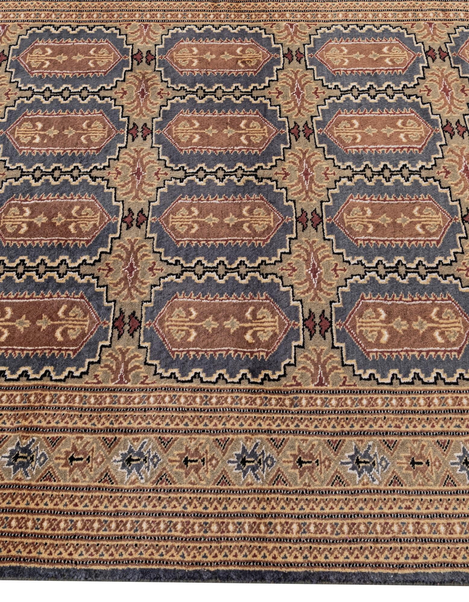 4' 2 x 6' 2 Hand Knotted Bokhara Rug