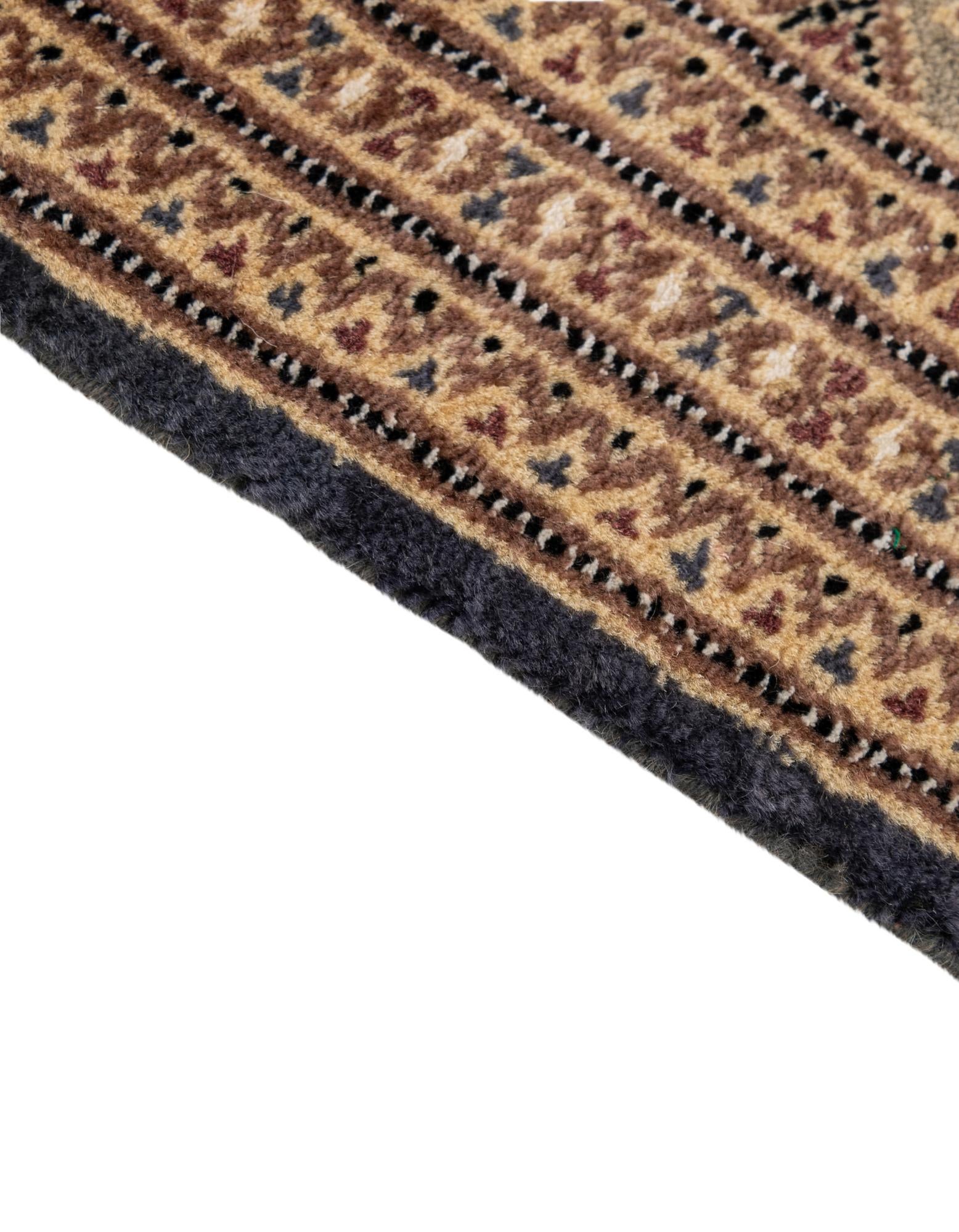 4' 2 x 6' 2 Hand Knotted Bokhara Rug