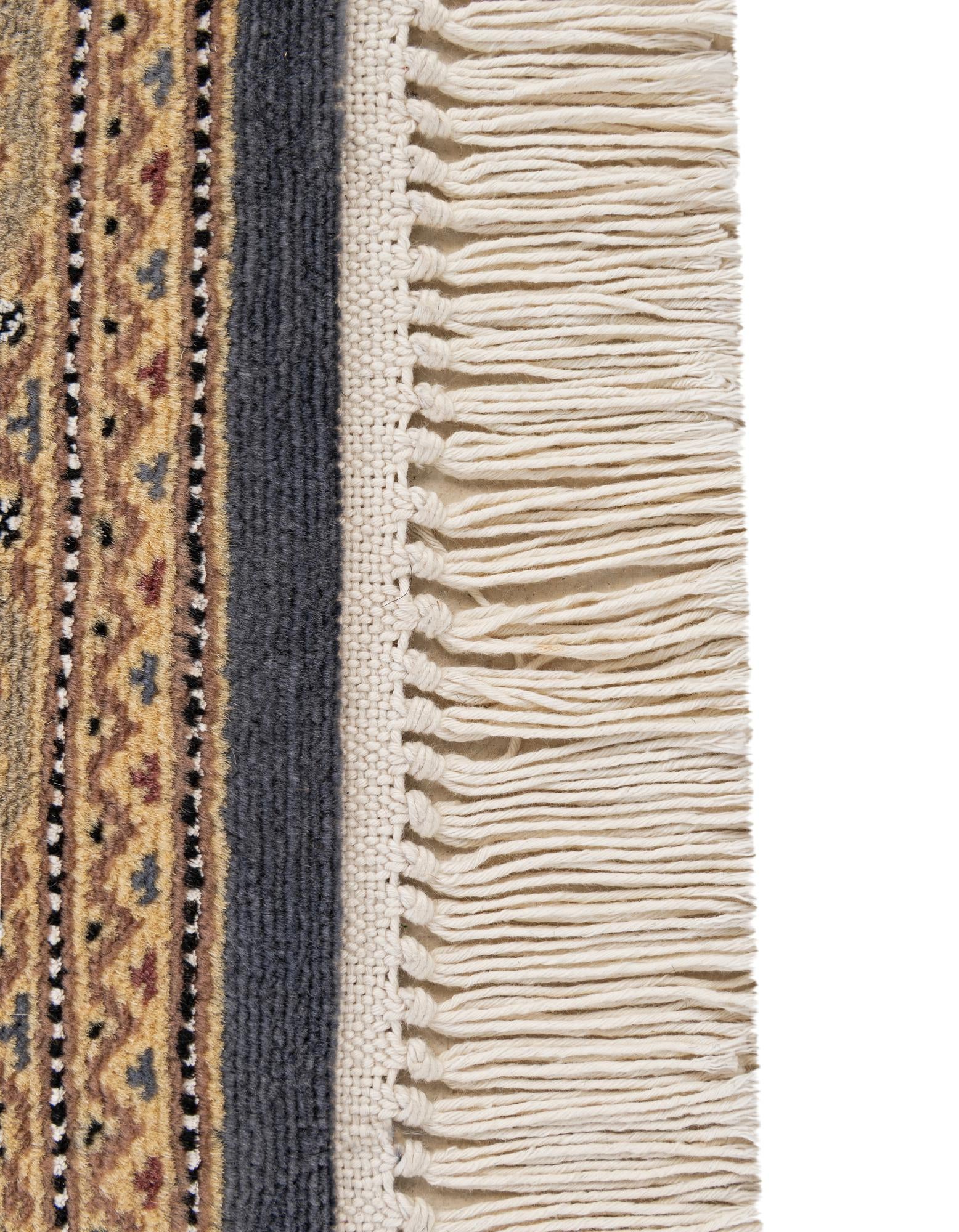 4' 2 x 6' 2 Hand Knotted Bokhara Rug