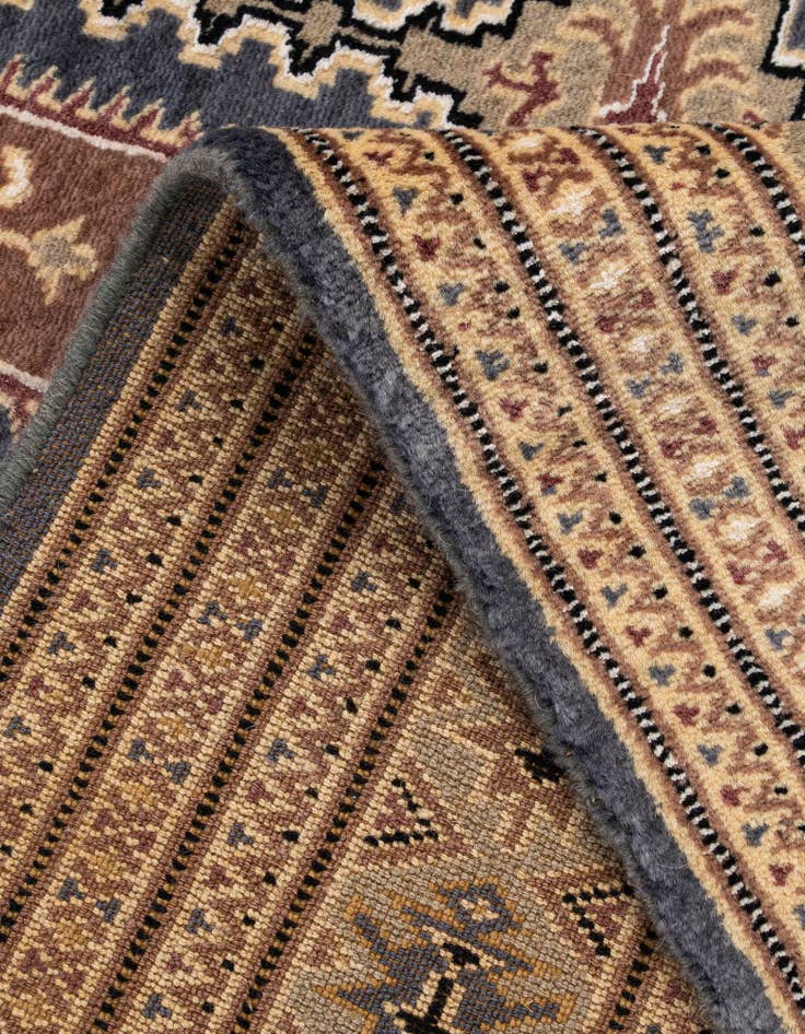 Detail image of 4' 2 x 6' 2 Hand Knotted Bokhara Rug