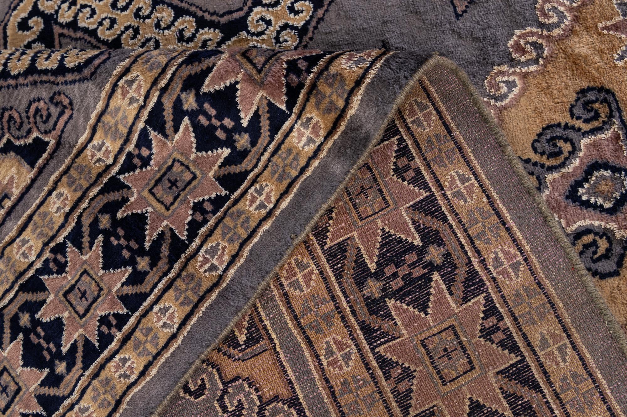 4' 2 x 6' 11 Hand Knotted Bokhara Oriental Rug