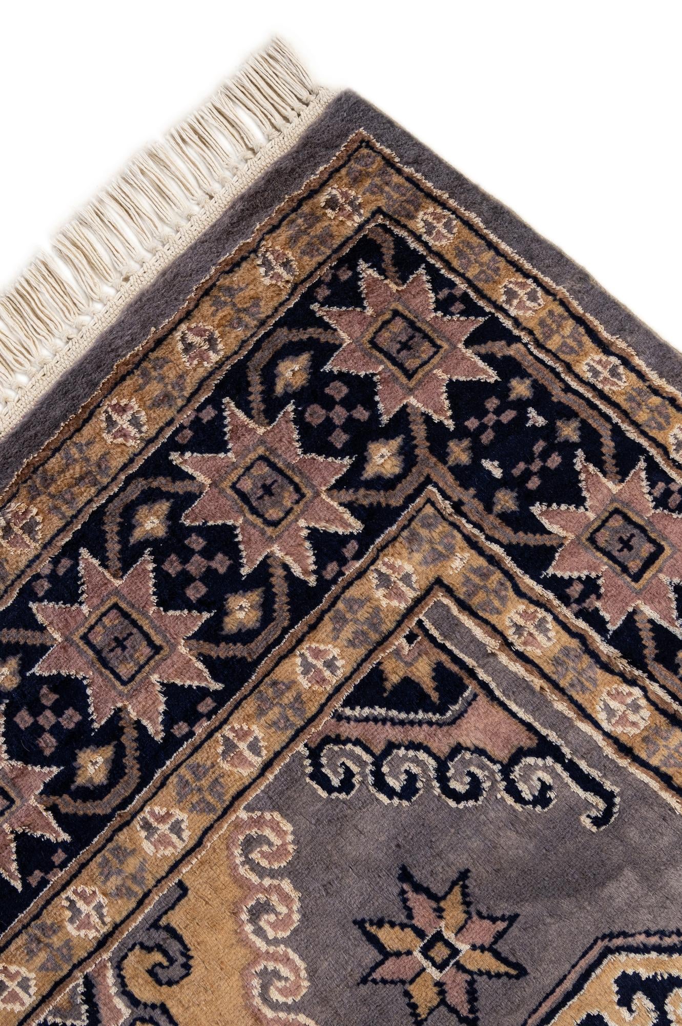 4' 2 x 6' 11 Hand Knotted Bokhara Oriental Rug