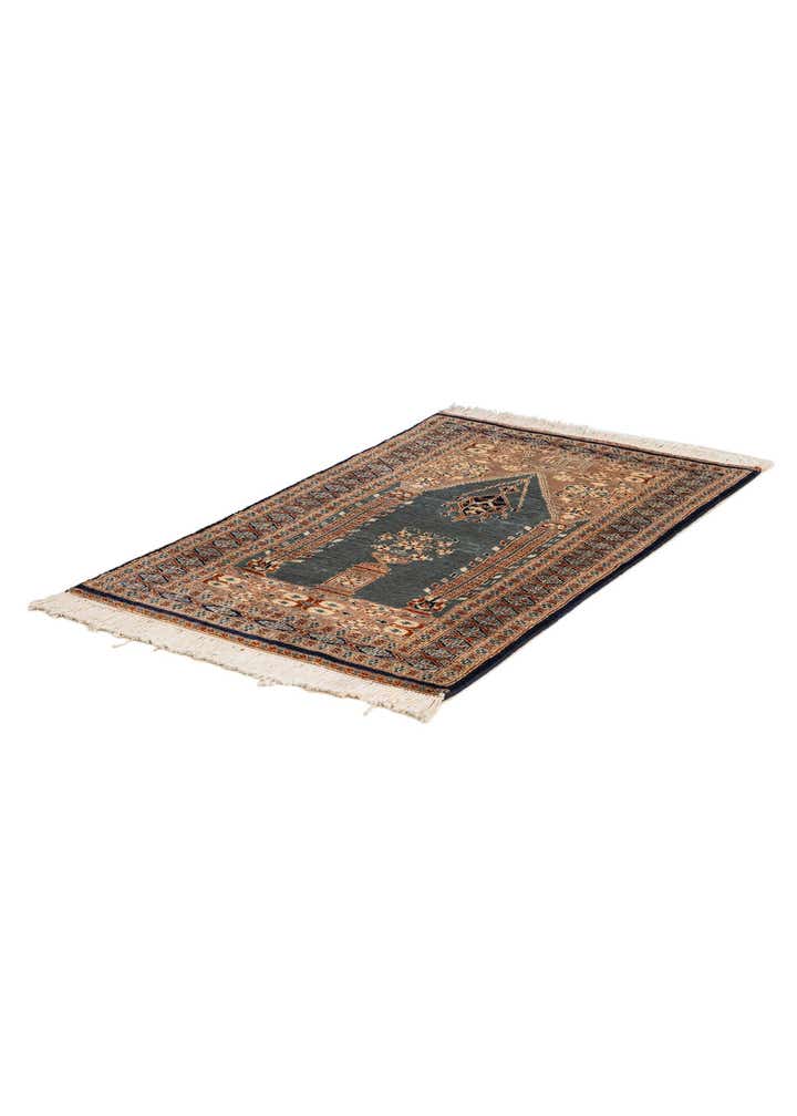 2' 8 x 4' 6 Hand Knotted Bokhara Oriental Wool Rug