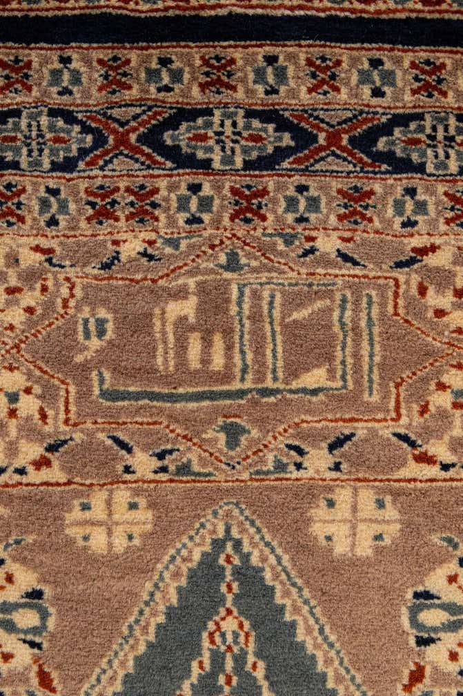 2' 8 x 4' 6 Hand Knotted Bokhara Oriental Wool Rug