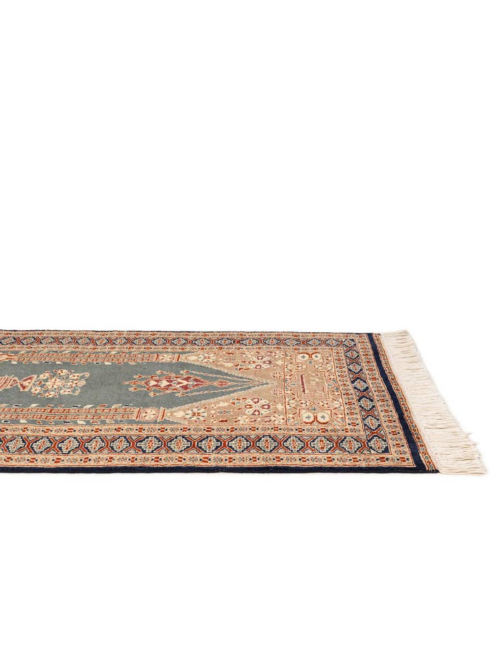Detail image of 2' 7 x 4' 2 Hand Knotted Bokhara Wool Rug