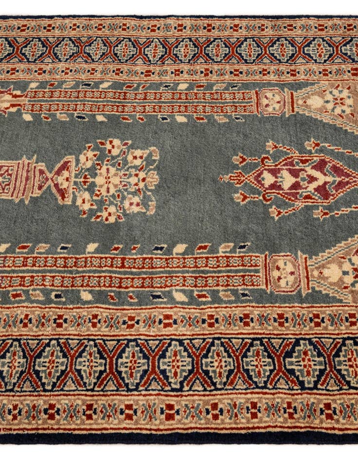 Detail image of 2' 7 x 4' 2  Hand Knotted Bokhara Wool Rug