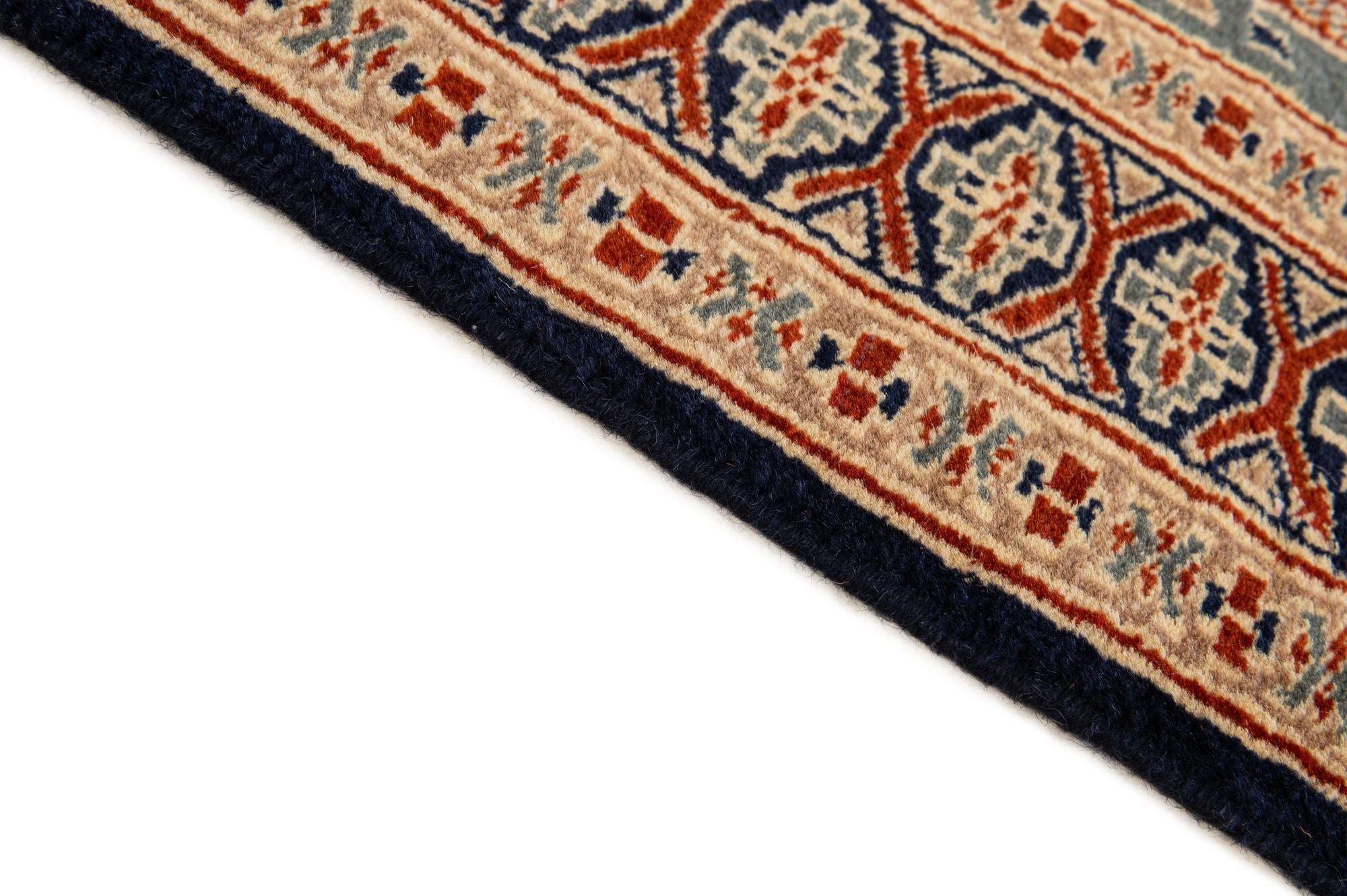 2' 7 x 4' 2 Hand Knotted Bokhara Wool Rug