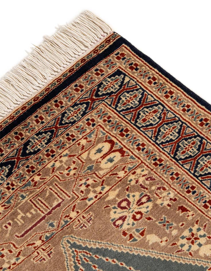 Detail image of 2' 7 x 4' 2  Hand Knotted Bokhara Wool Rug