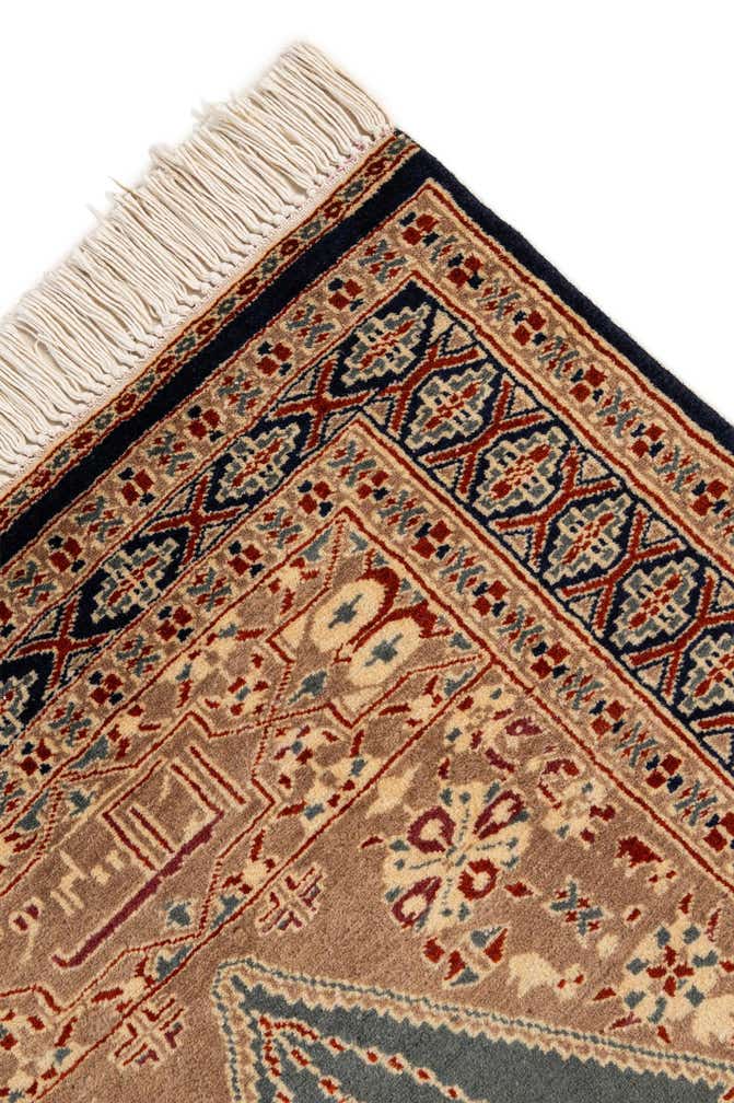 2' 7 x 4' 2 Hand Knotted Bokhara Wool Rug