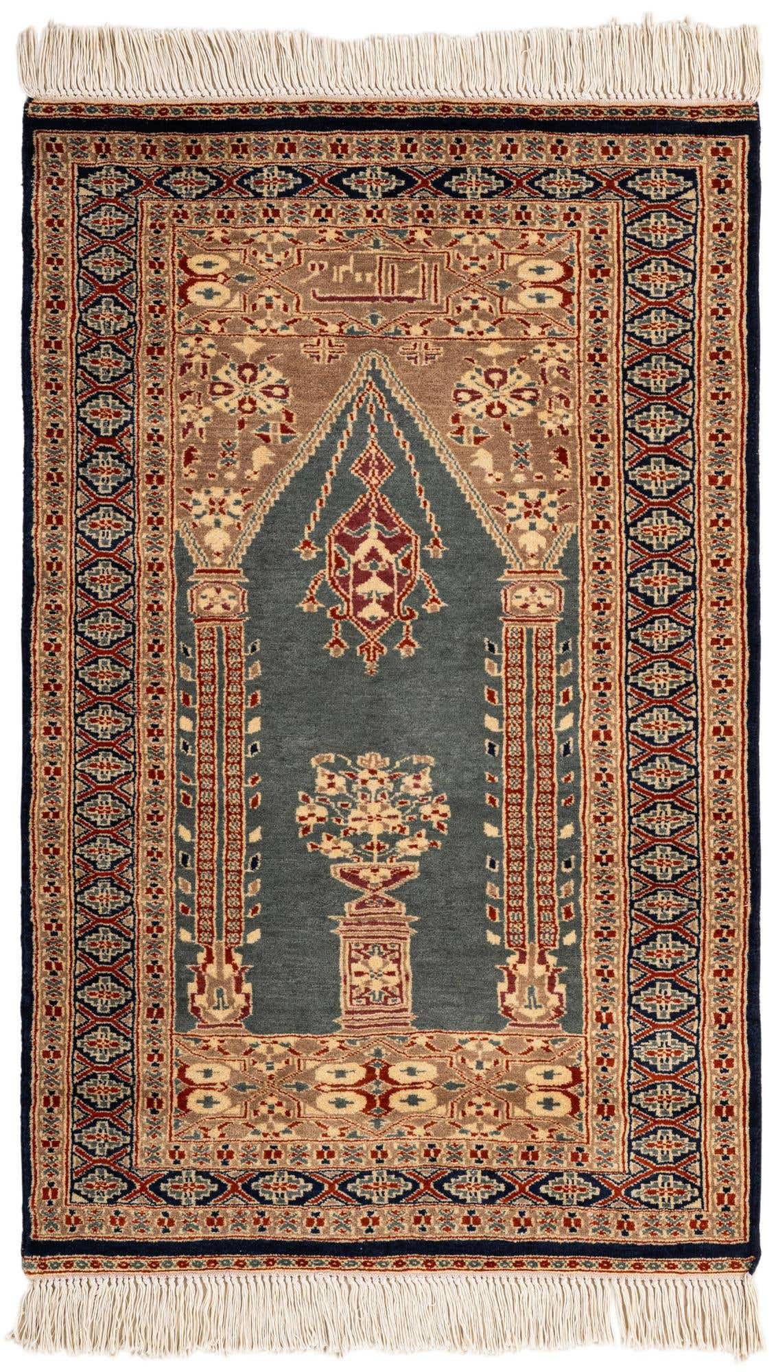 2' 7 x 4' 2 Hand Knotted Bokhara Wool Rug