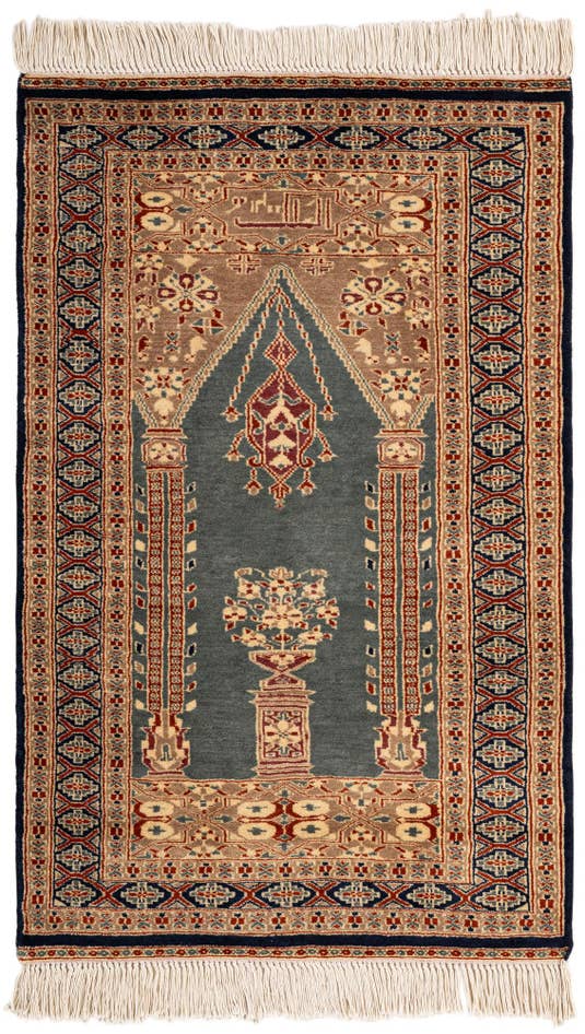Detail image of 2' 7 x 4' 2 Hand Knotted Bokhara Wool Rug