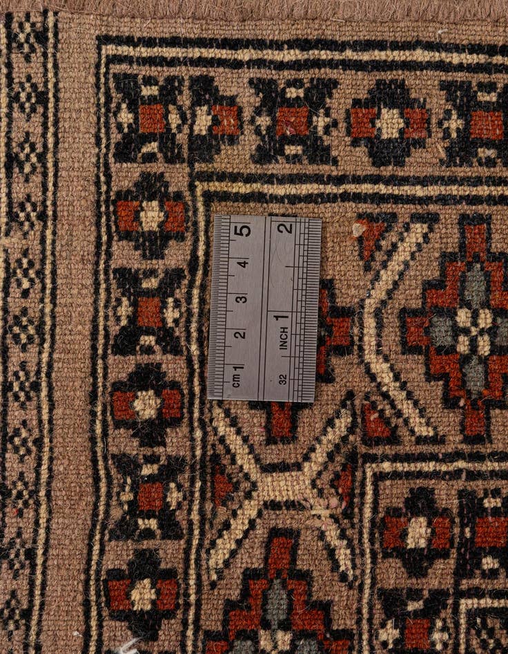 Detail image of 2' 8 x 4' 1  Hand Knotted Bokhara Oriental Wool Rug