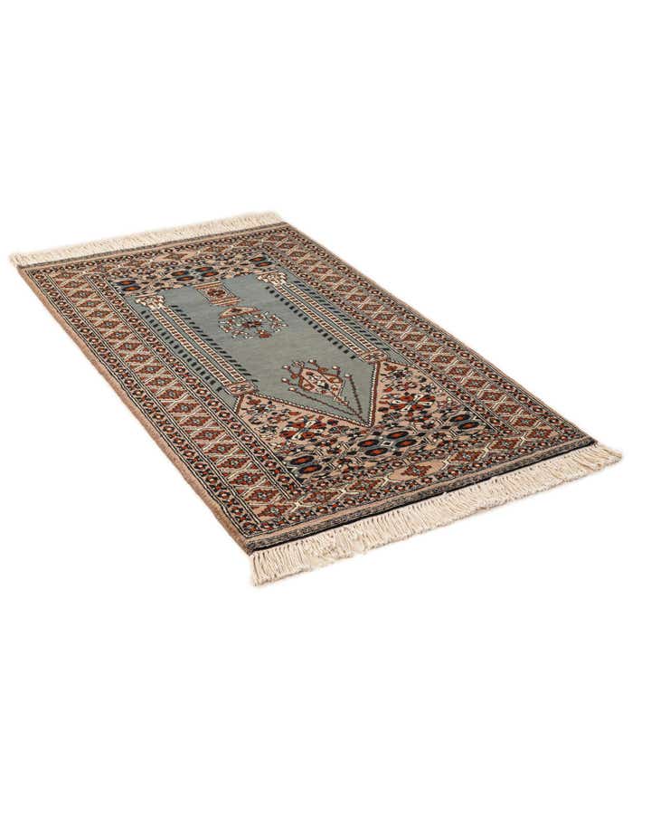 2' 8 x 4' 1 Hand Knotted Bokhara Oriental Wool Rug