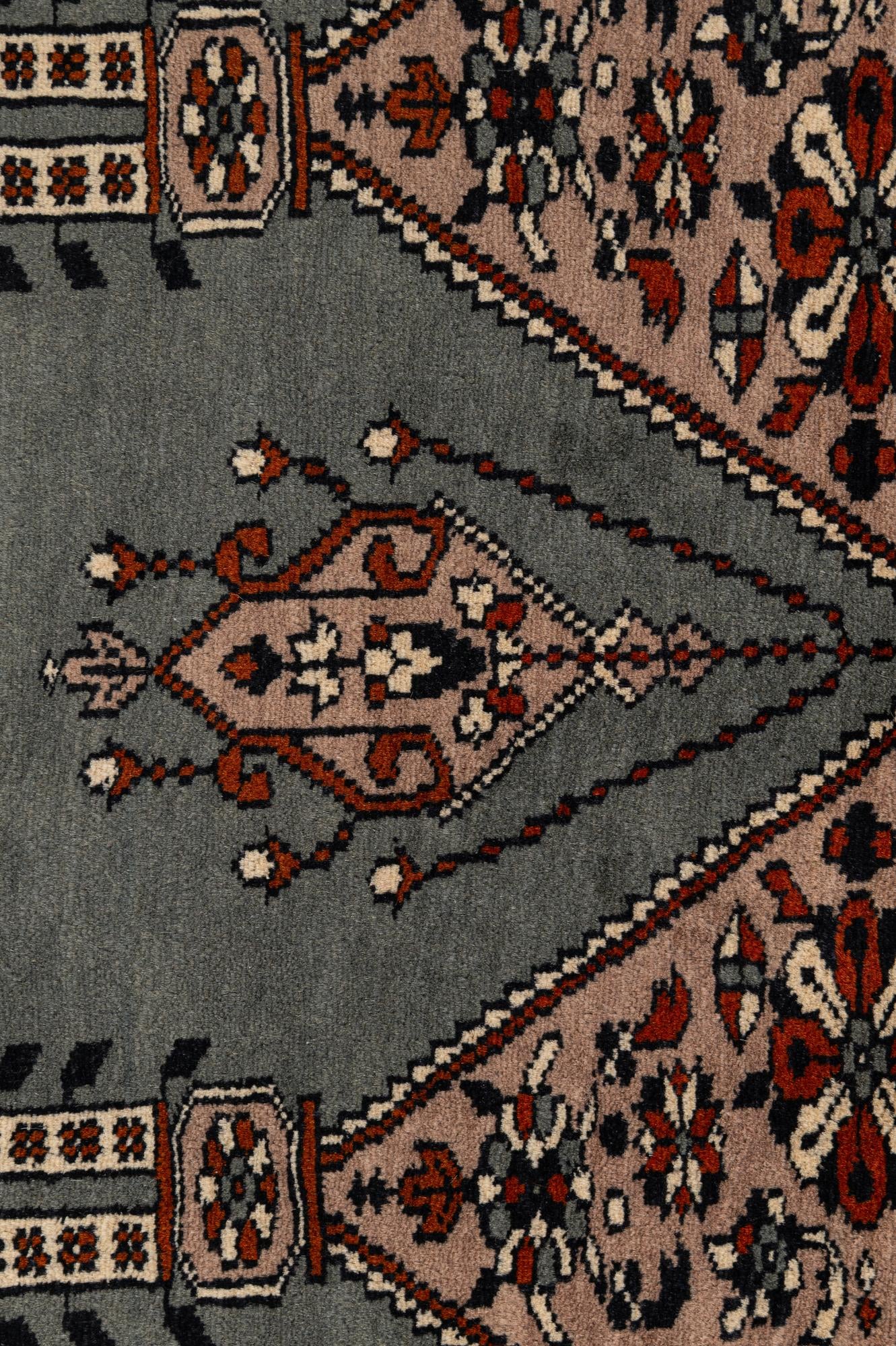 2' 8 x 4' 1 Hand Knotted Bokhara Oriental Wool Rug