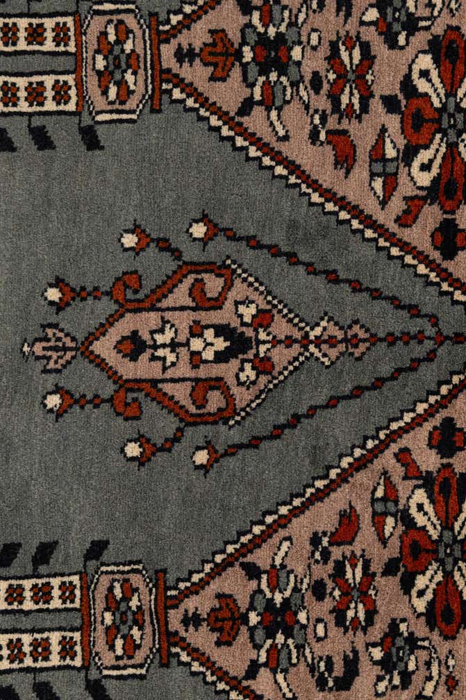2' 8 x 4' 1 Hand Knotted Bokhara Oriental Wool Rug