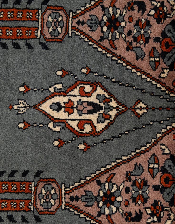 Detail image of 2' 7 x 4' 2  Hand Knotted Bokhara Oriental Wool Rug