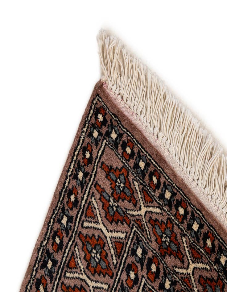 Detail image of 2' 7 x 4' 2  Hand Knotted Bokhara Oriental Wool Rug