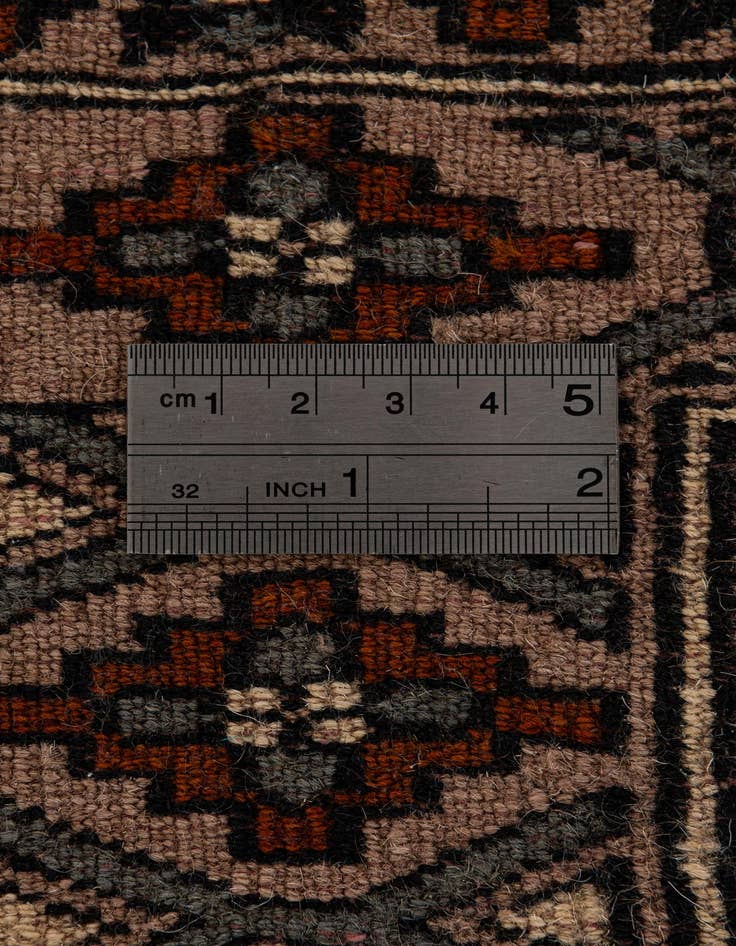 Detail image of 2' 8 x 4' 3  Hand Knotted Bokhara Oriental Wool Rug