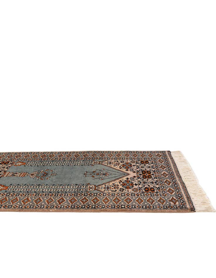 Detail image of 2' 8 x 4' 3  Hand Knotted Bokhara Oriental Wool Rug