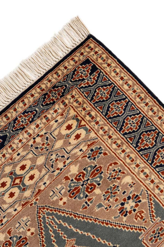 2' 7 x 4' 4 Hand Knotted Bokhara Oriental Wool Rug