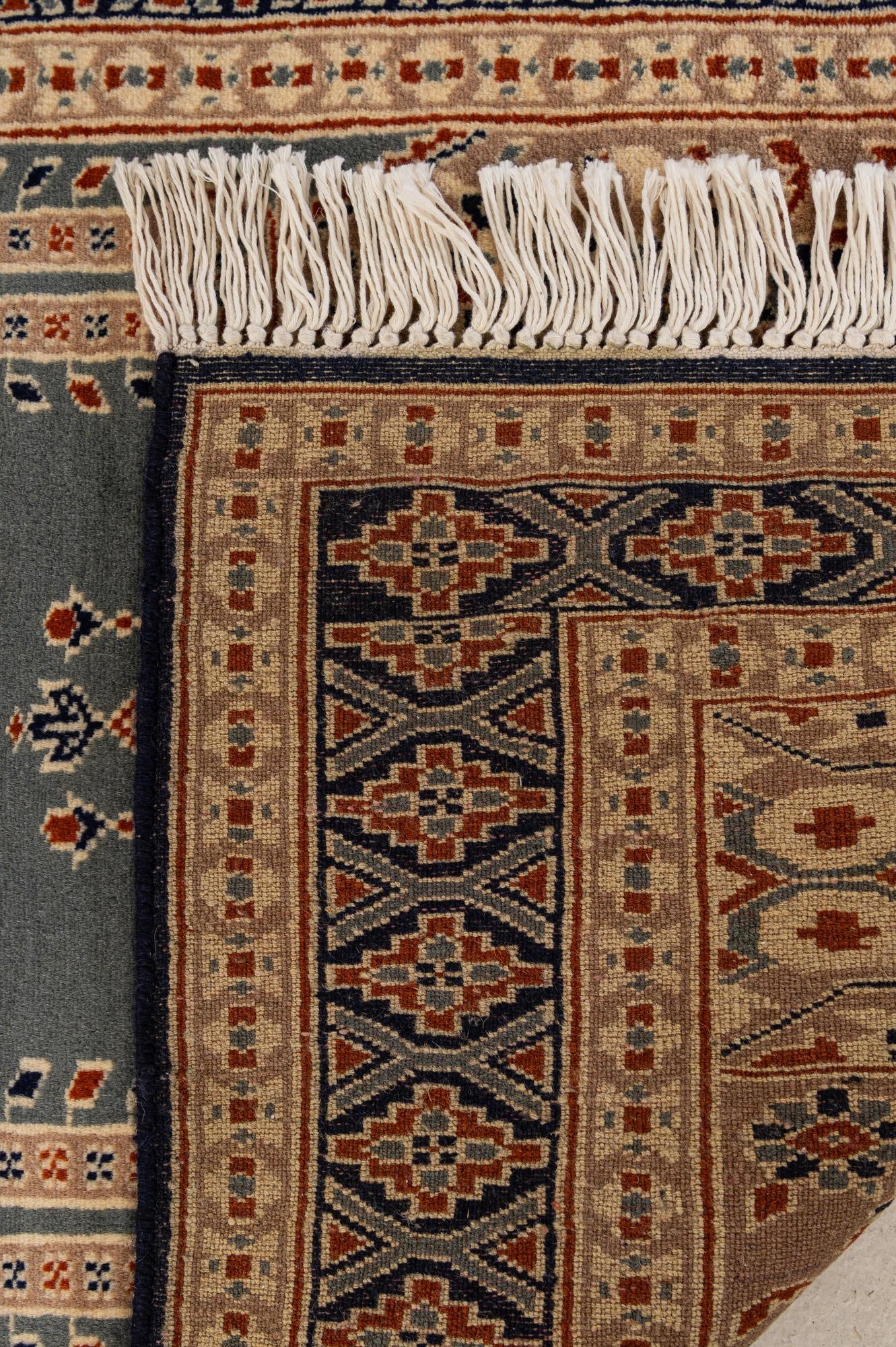 2' 7 x 4' 4 Hand Knotted Bokhara Oriental Wool Rug