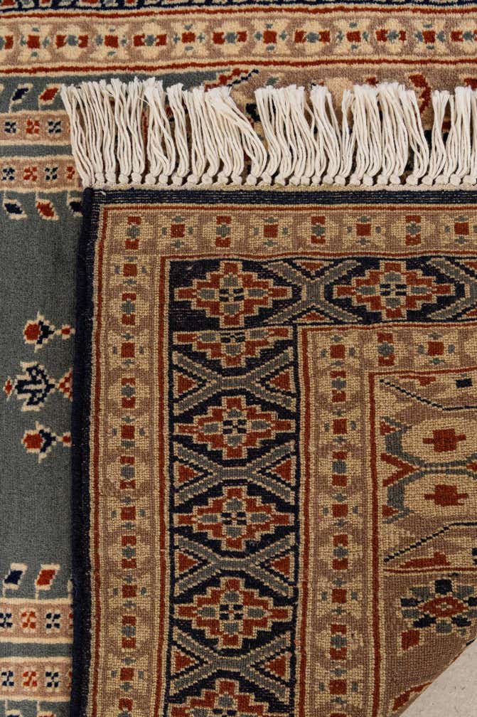 2' 7 x 4' 4 Hand Knotted Bokhara Oriental Wool Rug