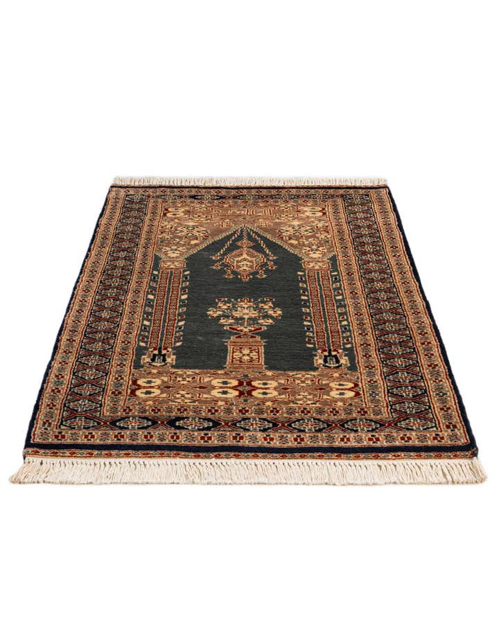 2' 8 x 4' 2 Hand Knotted Bokhara Oriental Wool Rug