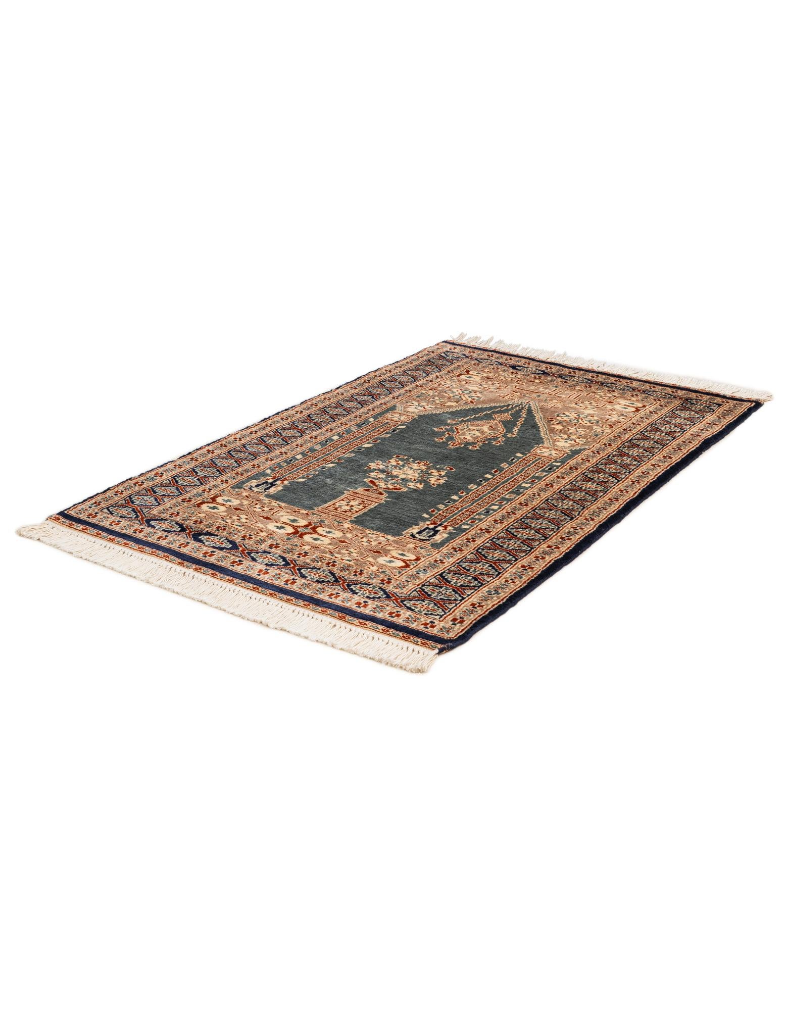 2' 8 x 4' 2 Hand Knotted Bokhara Oriental Wool Rug