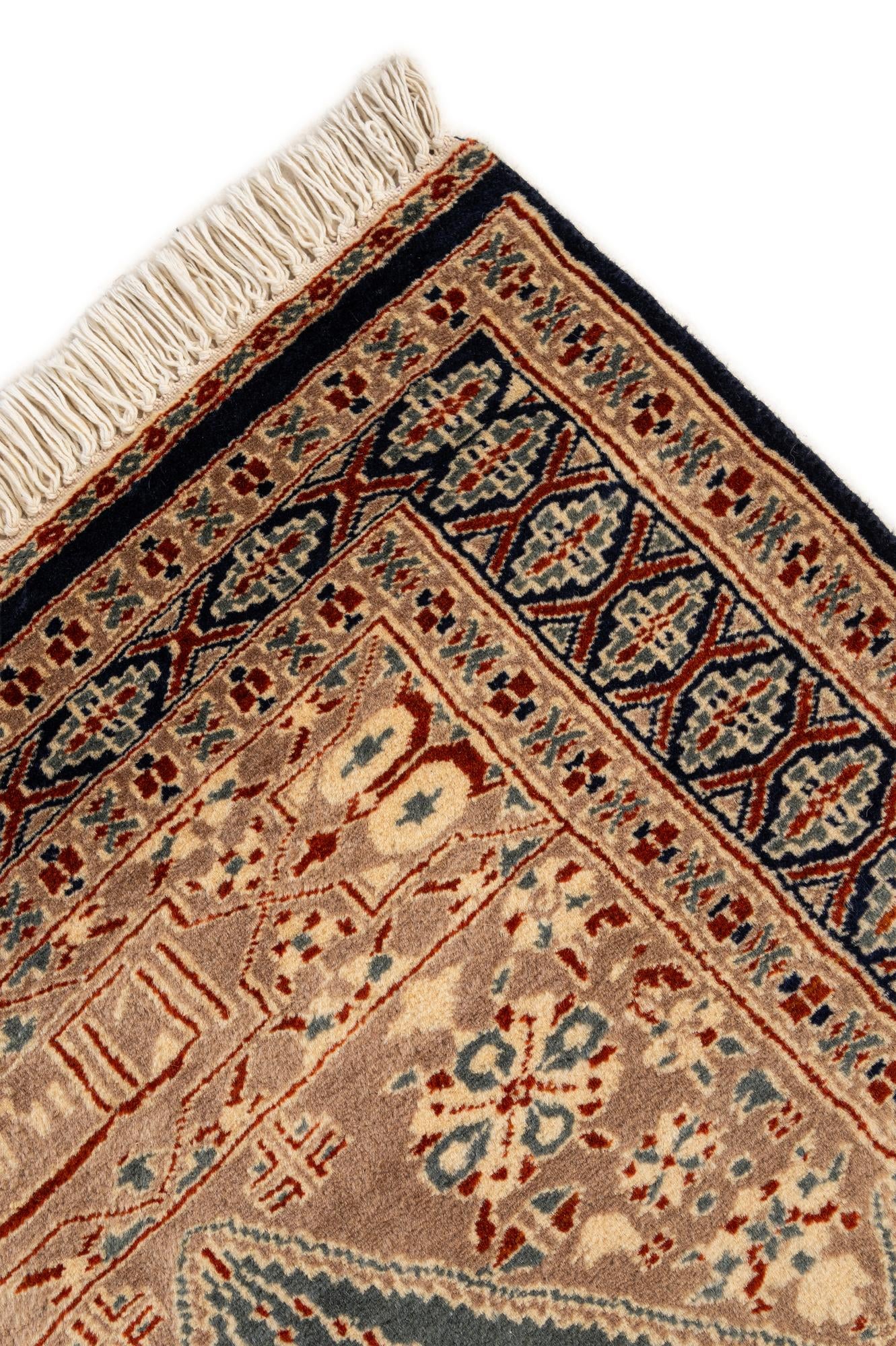 2' 8 x 4' 2 Hand Knotted Bokhara Oriental Wool Rug