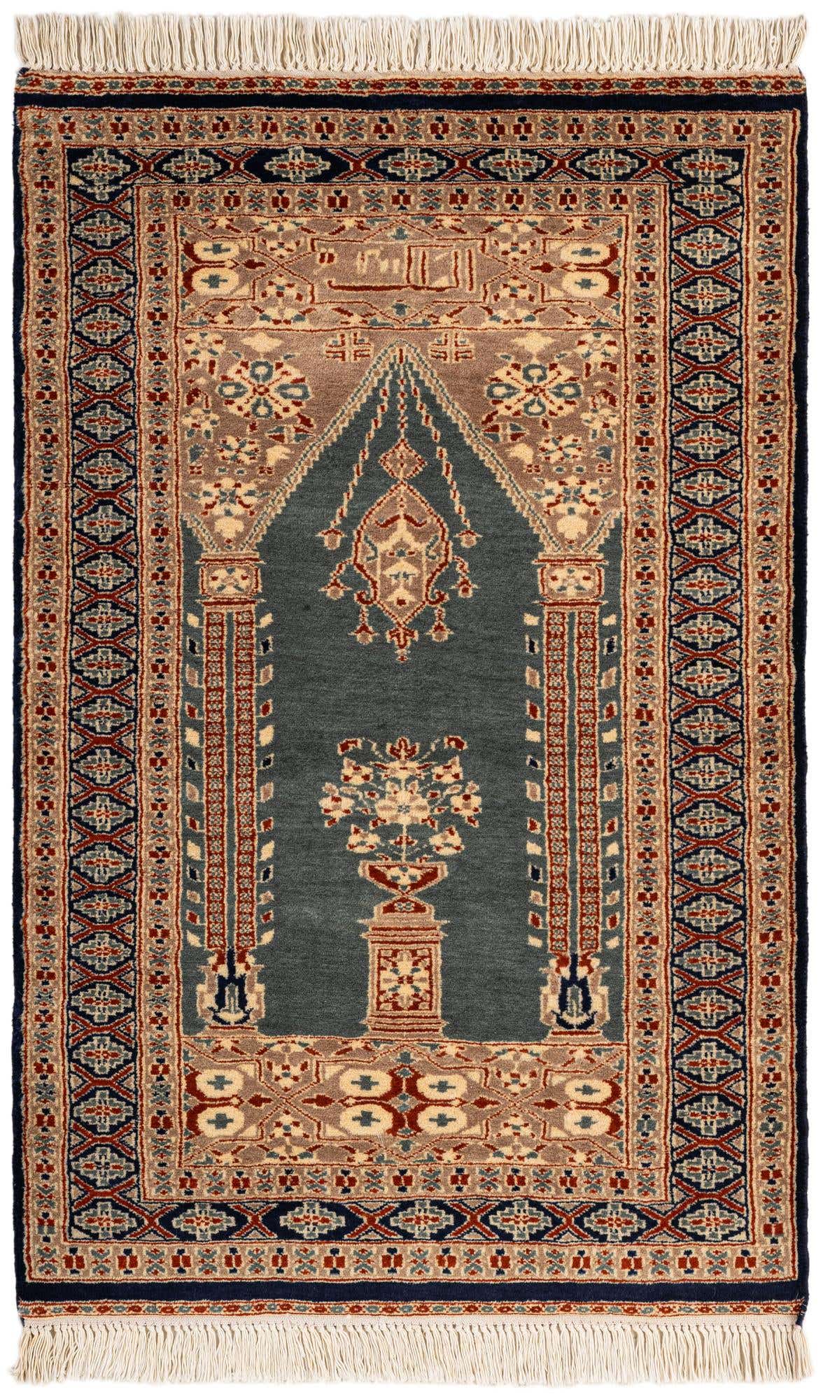 2' 8 x 4' 2 Hand Knotted Bokhara Oriental Wool Rug