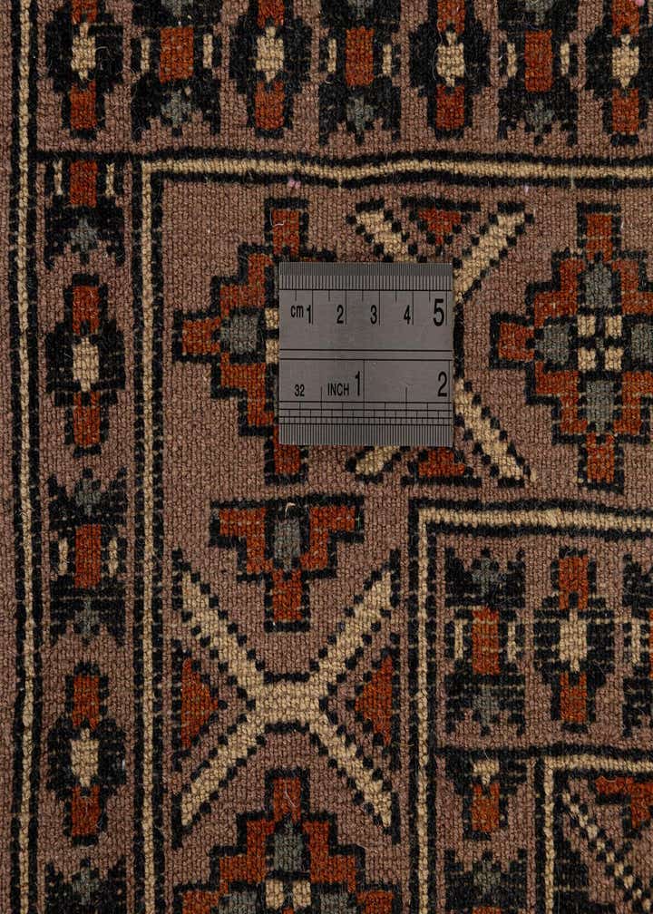 2' 6 x 4' 3 Hand Knotted Bokhara Oriental Wool Rug
