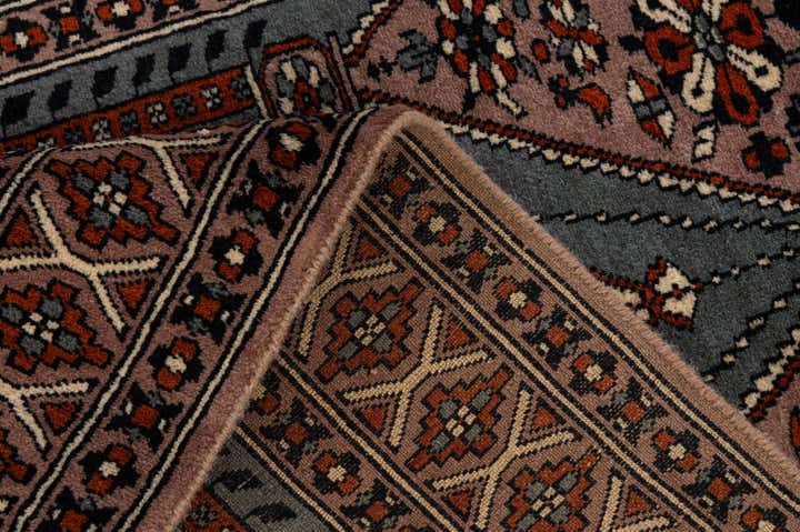 2' 6 x 4' 3 Hand Knotted Bokhara Oriental Wool Rug