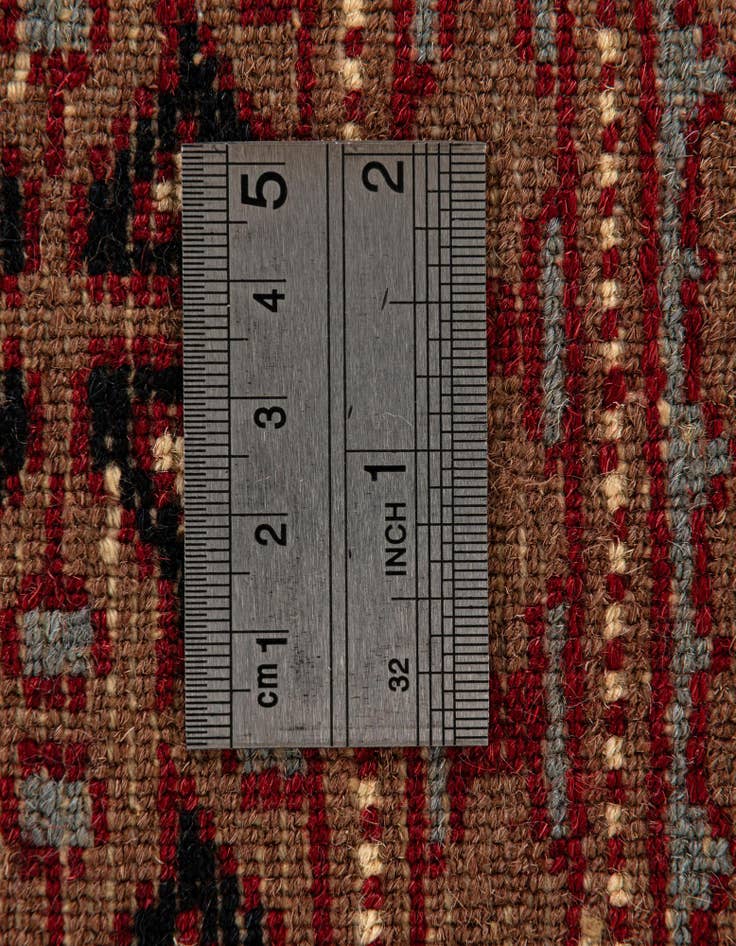 Detail image of 4' 1 x 6' 2  Hand Knotted Bokhara Oriental Wool Rug