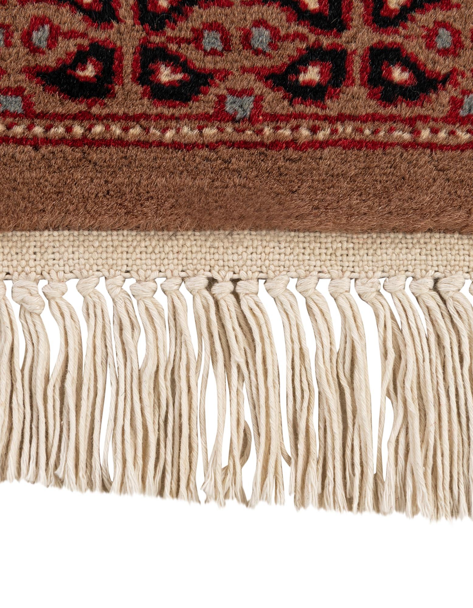4' 1 x 6' 2 Hand Knotted Bokhara Oriental Wool Rug