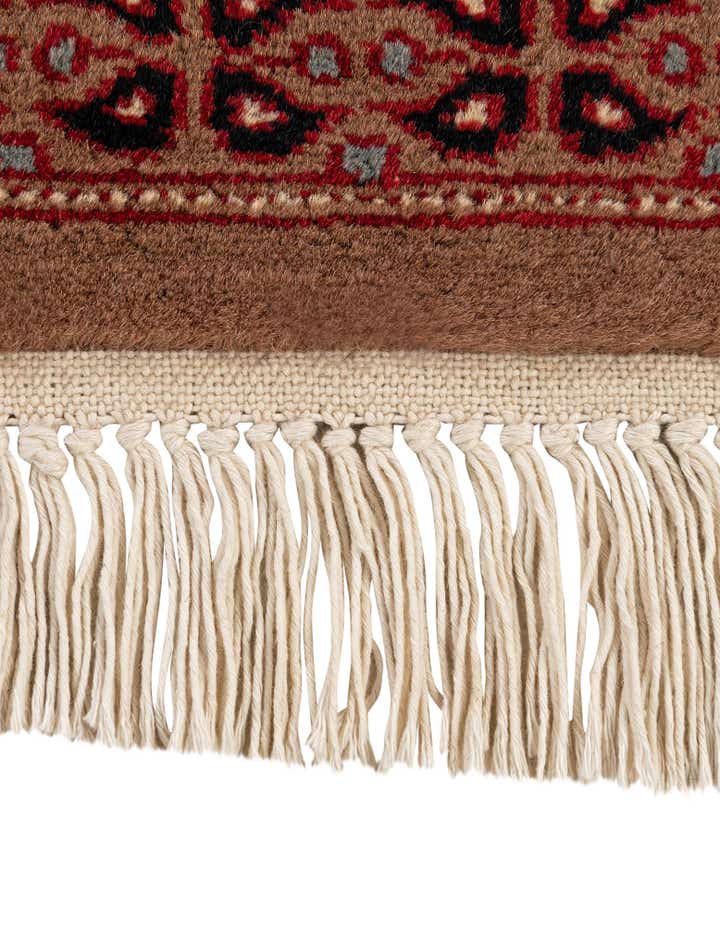 4' 1 x 6' 2 Hand Knotted Bokhara Oriental Wool Rug