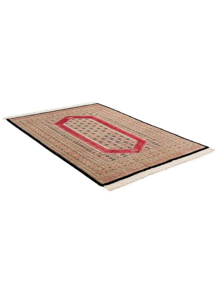 4' 2 x 6' 1 Hand Knotted Bokhara Oriental Rug