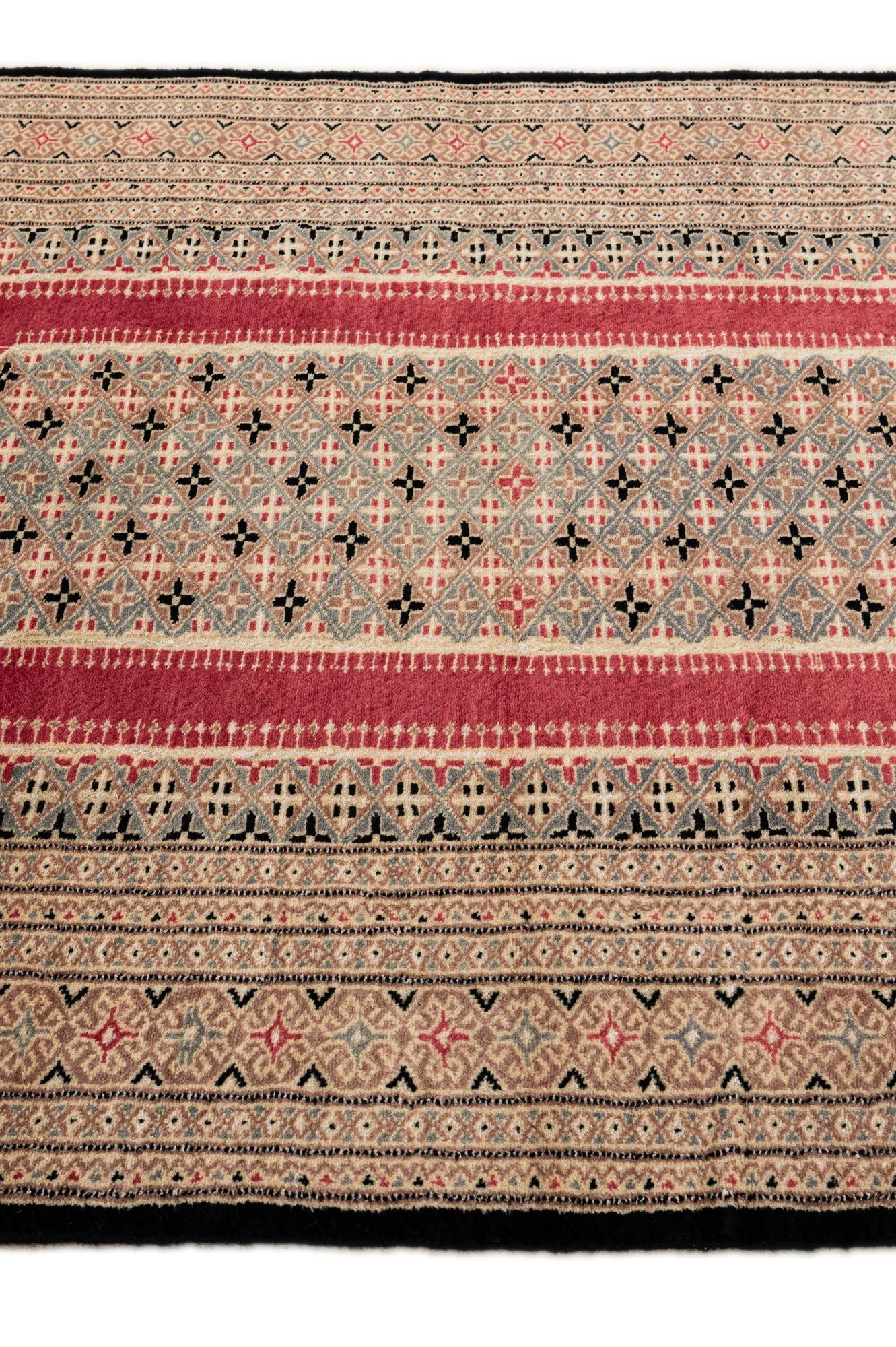 4' 2 x 6' 1 Hand Knotted Bokhara Oriental Rug