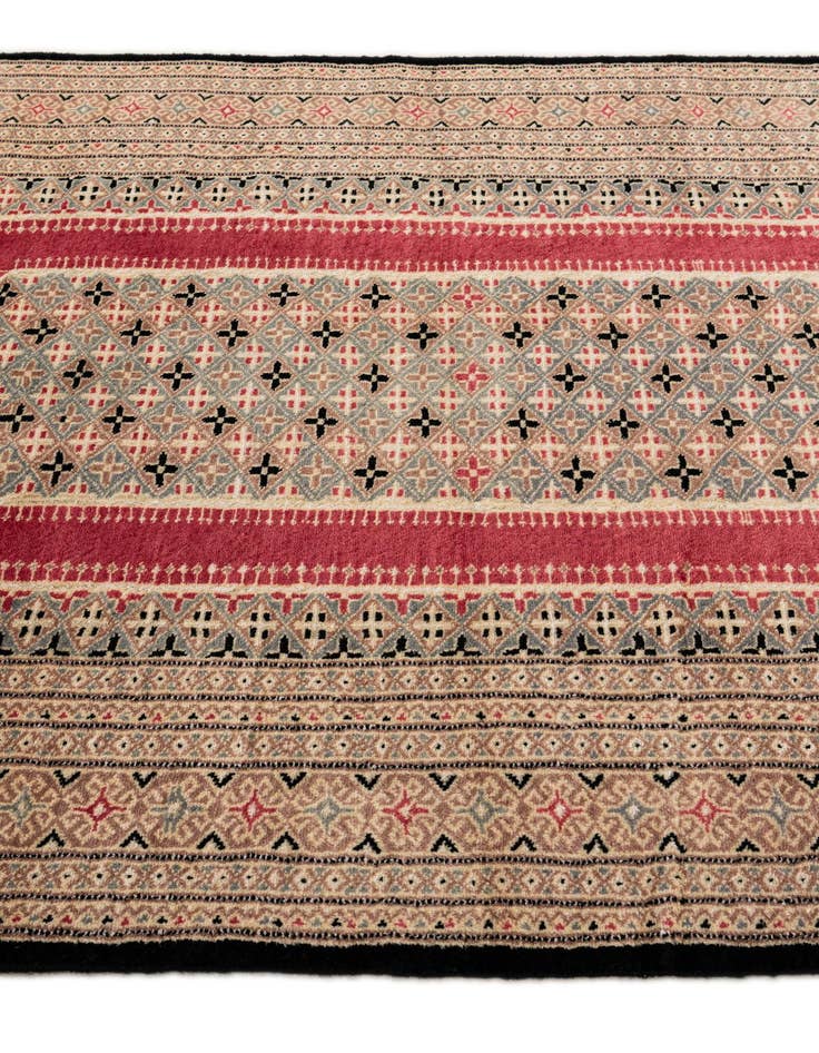 Detail image of 4' 2 x 6' 1  Hand Knotted Bokhara Oriental Rug