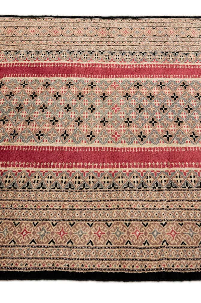 4' 2 x 6' 1 Hand Knotted Bokhara Oriental Rug