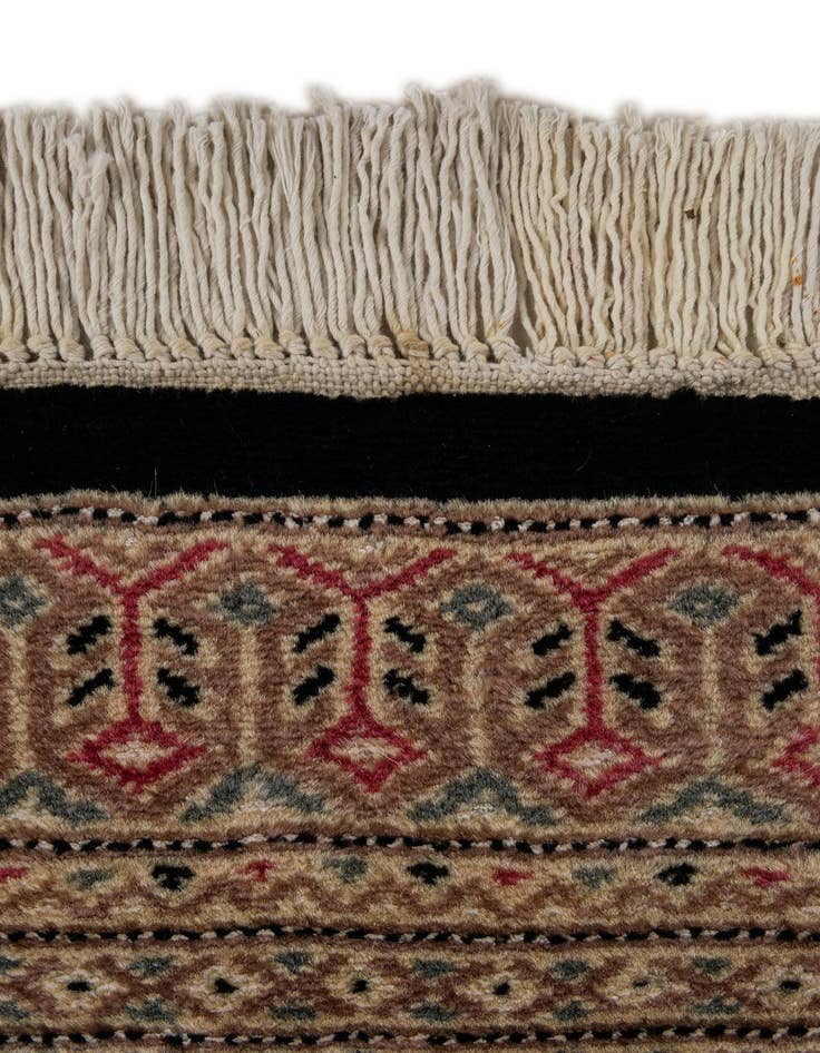 Detail image of 4' 2 x 6' 1  Hand Knotted Bokhara Oriental Rug