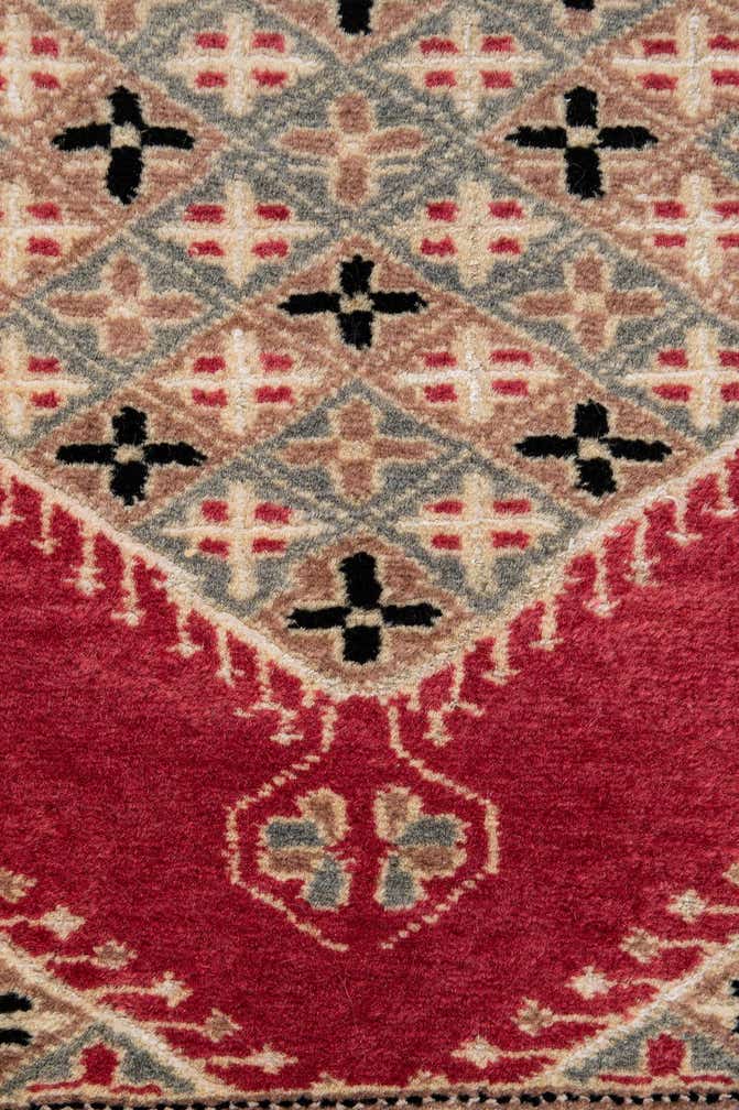 4' 2 x 6' 1 Hand Knotted Bokhara Oriental Rug
