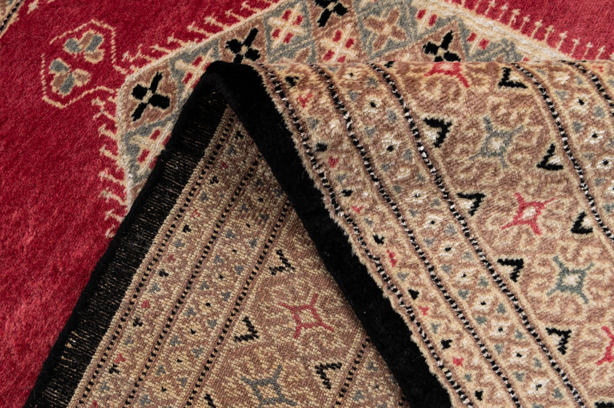 4' 2 x 6' 1 Hand Knotted Bokhara Oriental Rug