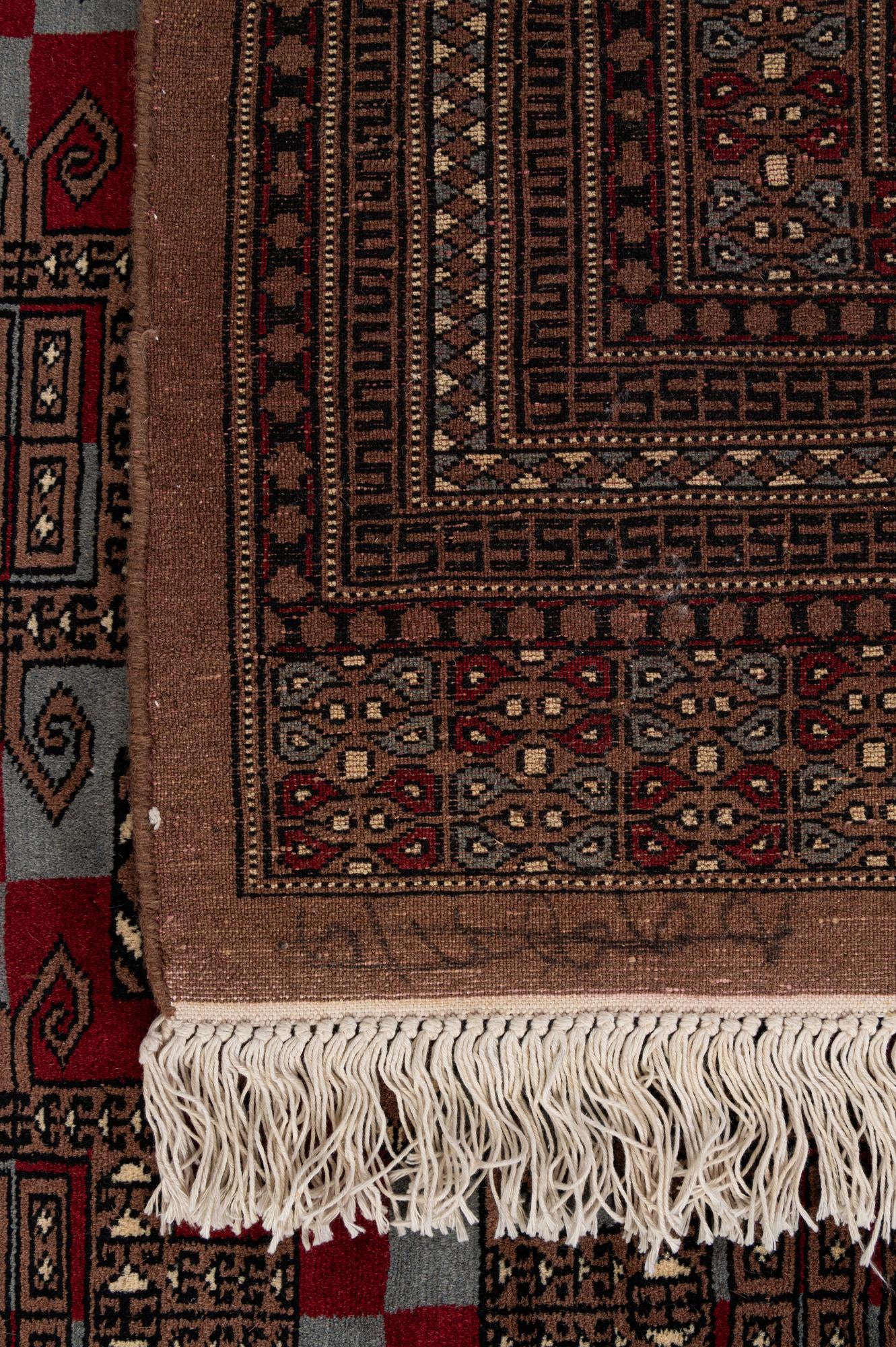 8' 3 x 10' 11 Hand Knotted Bokhara Wool Rug