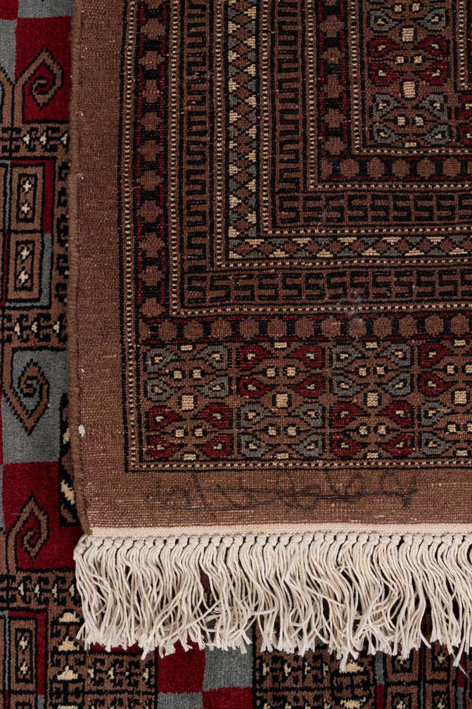 8' 3 x 10' 11 Hand Knotted Bokhara Wool Rug
