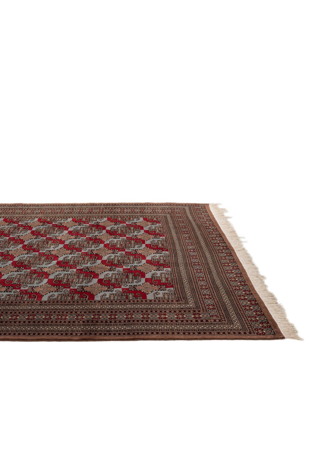 8' 3 x 10' 11 Hand Knotted Bokhara Wool Rug